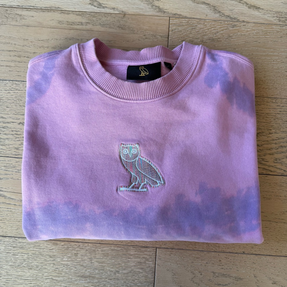 OVO Women's Tie-Dye Owl Crewneck Sweatshirt